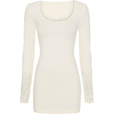 Mary Blouse lace LS Plus